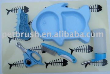 Pet grooming set, comb set