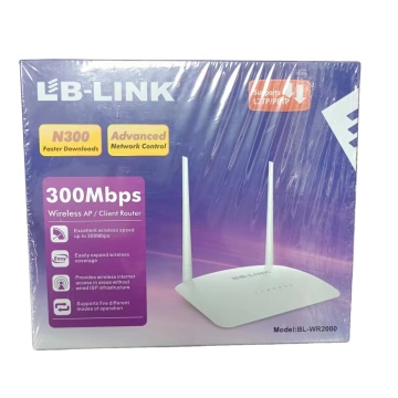 ยอดขายโดยตรงจากโรงงาน: LB-Linkbl-WR2000 300m เราเตอร์ NAP แบบไร้สายพร้อมเสาอากาศสองตัว