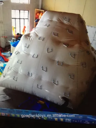 inflatable floating iceberg climbing wall / inflatable floating iceberg island / floating inflatable climb iceberg
