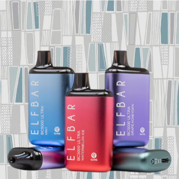 Novo estilo elf bar bc5000 ultra descartável vape