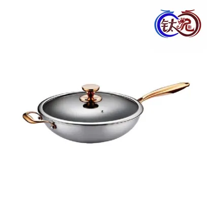 Titanium Dragon Kitchenware - Gold-Plated wok