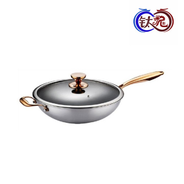 Кухонные принадлежности Titanium Dragon – позолоченный вок