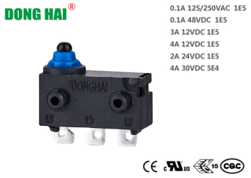 Waterproof micro switch For Automotive Control Parts