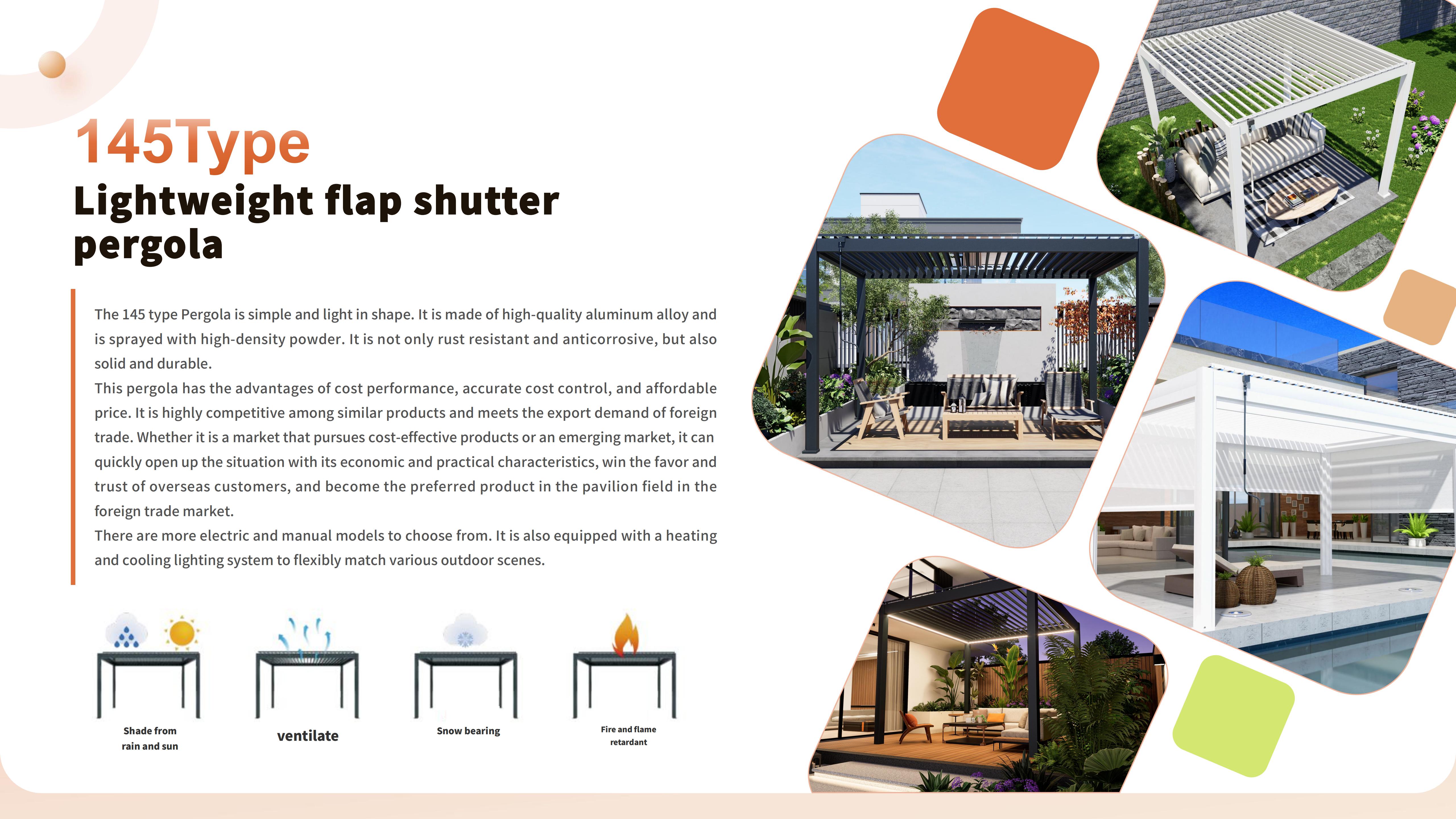 145 type Pergola catalogue