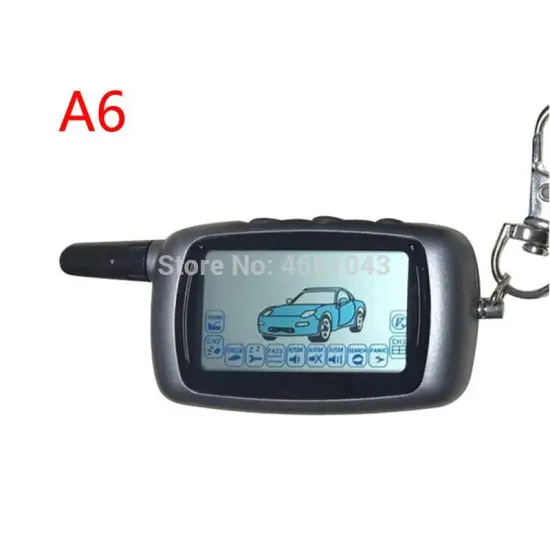 Wholesale A6 Russian LCD Remote Control Key For Keychain StarLine A6 Two Way Two Way Car Alarm KGB FX-3 FX3 Jaguar EZ-Alpha