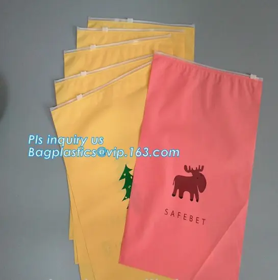 Vinyl Zipper Bags Made By Clear PVC For Cosmetics Companies Manufacture PVC Bag, vinyl pvc slider bags for underwear clothes