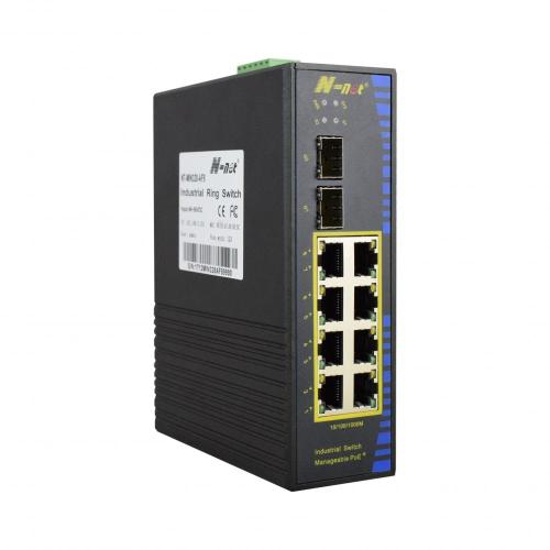 Managed Gigabit Industrial Ring Ethernet POE Switch