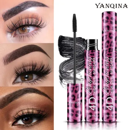 Pink Leopard Eyeliner and Mascara Set - Waterproof Eyelash Extension Mascara OEM
