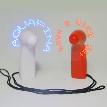China manufacturer LED mini message fan