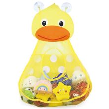 Bath Toy Organizers,Cute Toddler Toy Storage Caddy,Bathtub Toy Storage Bags For Kids Baby Bathroom Quick Dry With 2 Strong Sucti