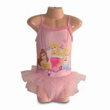 Children's Pink Swimwear, Available in Various Colors, Free of Hazardous Materials