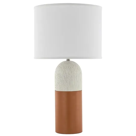 UL Listed Hotel Bedroom Bedside Study Vertical Table Lamp with Linen Shade