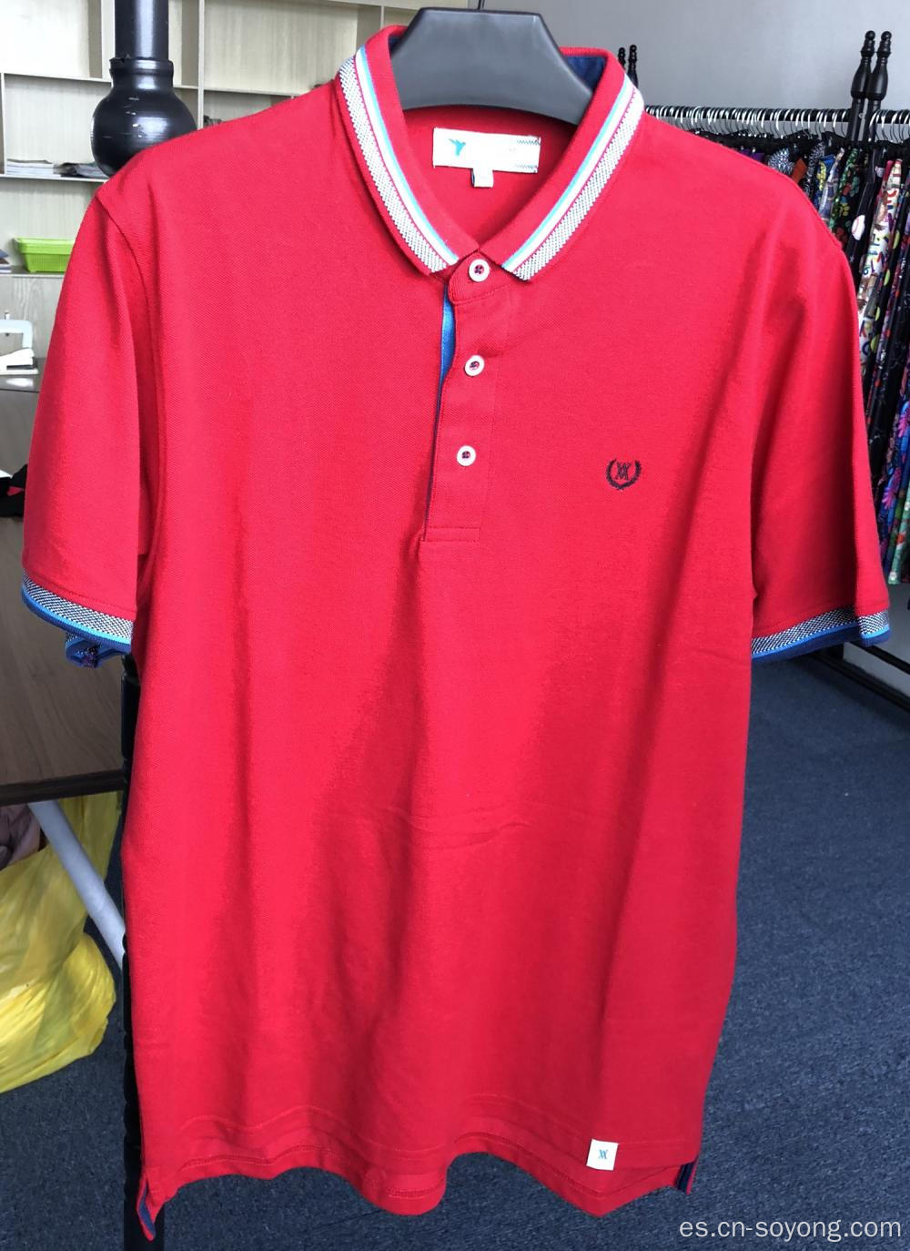 Polo de piqué liso para hombre Aldo Conti Mexico