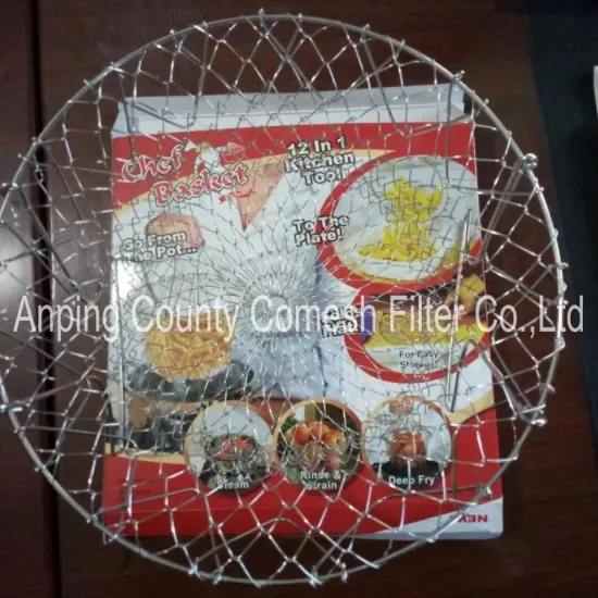 Professional Stainless Steel Deep Frying Basket