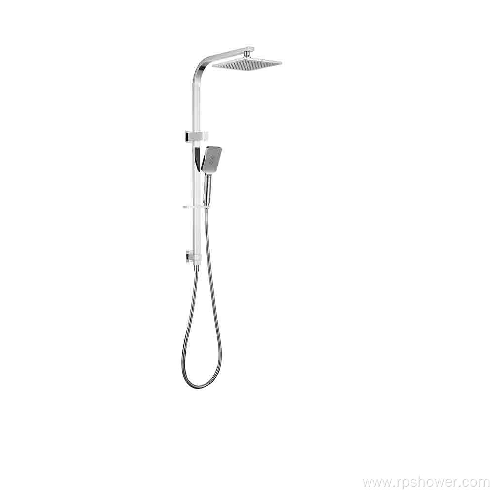 Square Ceiling Shower and Rectangle Handheld Shower Combo