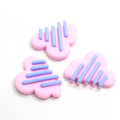 Irrégulier Nuage Kawaii Dos Plat Résine Cabochon Enfants Jouet À La Main Décor Perles Entretoise Chambre Ornements Charmes