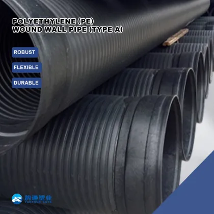 Long Lasting Polyethylene Wound Wall Pipe Type A