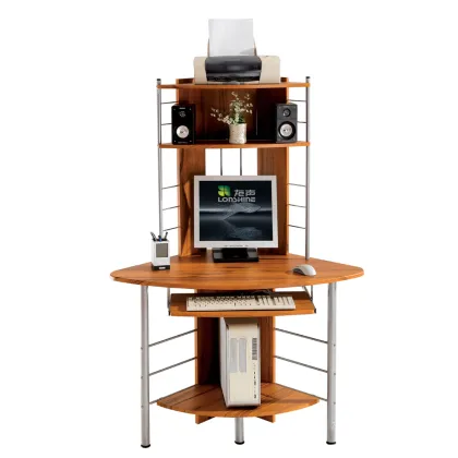 Multifunctional Corner Computer Tower Desk