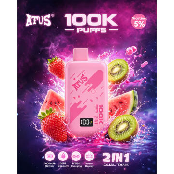 ATVS 100K 2in1 puffs Еднократна вейп