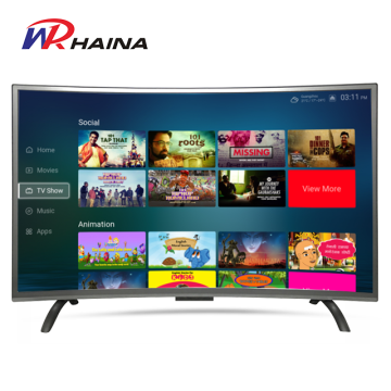 Haina High Performance Multi-Language 32 Inch Smart Curved LED TV 1080p Android