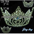 Full Round Rhinestone Pageant Crown Wholesale Boy Crown