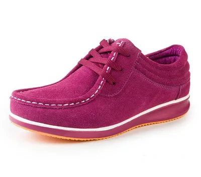 Women Leather Casual Flat Discount Cheap Stock Lot Shoes