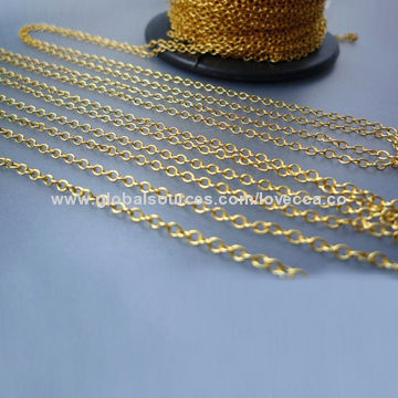 Latest gold chain designs 2014 flexible chain for making jewelry