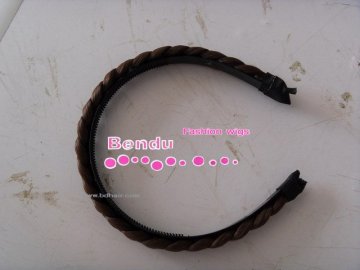 artificial hair hairbands, human hair weft