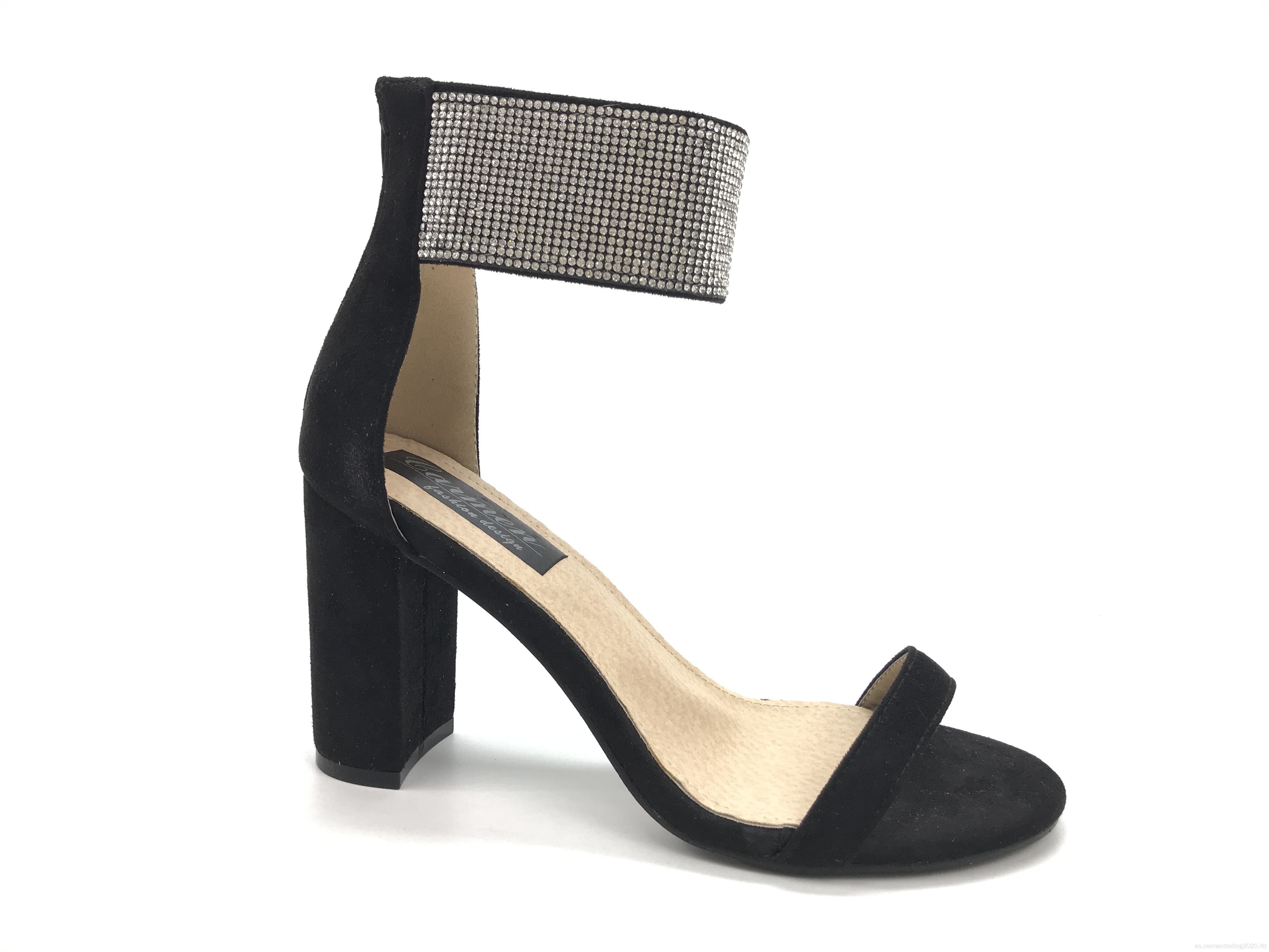 Moda Sandalias de correa para el tobillo de las mujeres del diablo