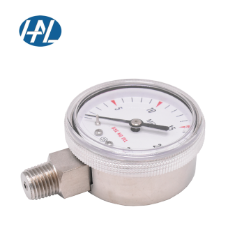 Stainless Steel Pressure Gauge - Bottom Mount Type