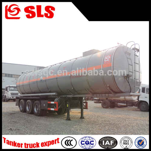 Aluminum asphalt tank truck for trailer 40tons