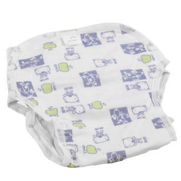 Baby cloth diapers, various printings are available