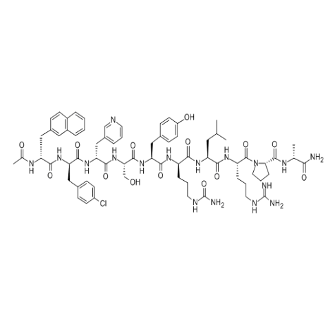 Acetato Cetrorelix de grado farmacéutico CAS 120287-85-6