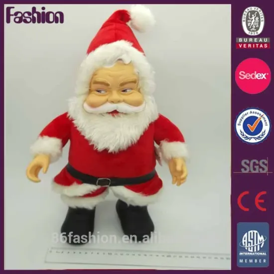 Custom Christmas Santa Claus Plush Toy OEM Welcome made in china