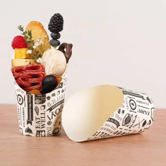 Disposable Kraft Snack Cup for Chips