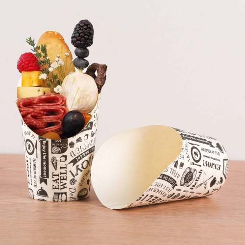 Disposable Kraft Snack Cup for Takeaway Food