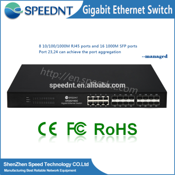 16 port gigabit switch sfp 1000M