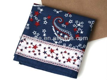customized 100% cotton printing bandana for promotion
