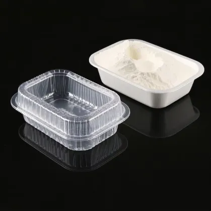 Fruit Cake Food Tray Cornstarch Biodegradable Packaging Box