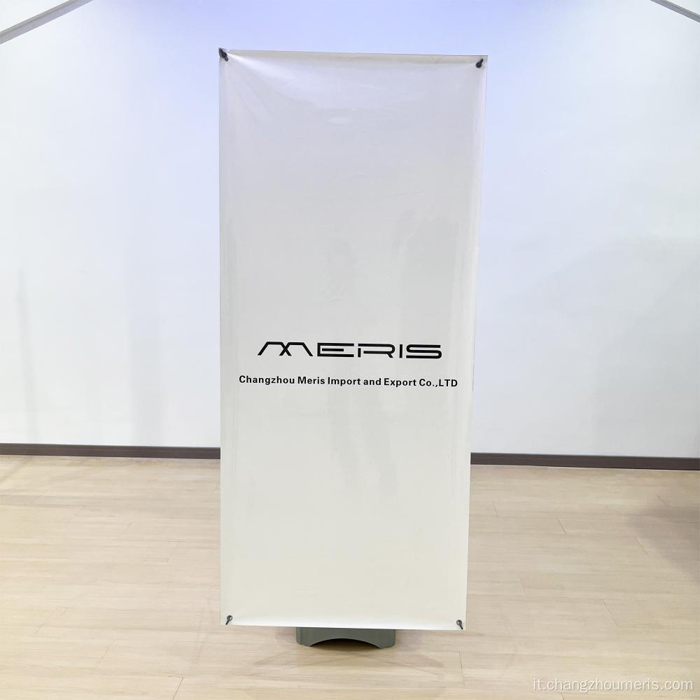 X Stand Banner Banner a doppia faccia di display rack