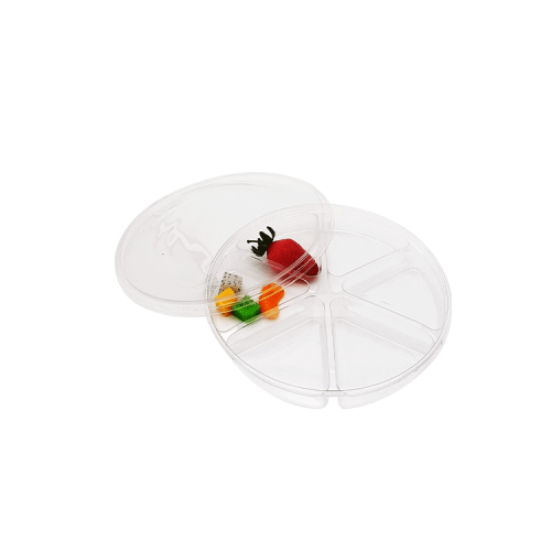 Thermoformed Round Nut Food Blister Plastic Tray