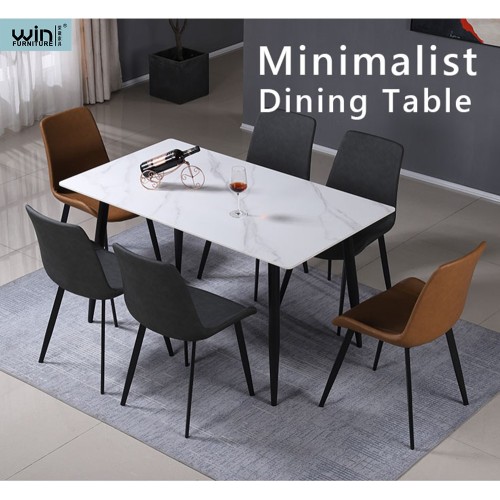 Simple Dining Table Set And 6 Chairs