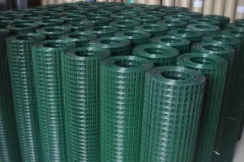 pvc welded wire mesh panel, plastic coated wire mesh panel