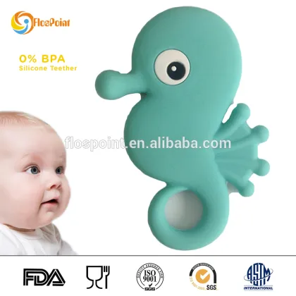 Best Toys For 2015 Christmas Gift Seahorse Octopus Good Friend Silicone Ocean Teethers