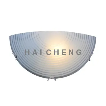 Hotel glass wall beside lamp