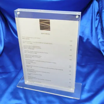 Acrylic Magnet Photo/Picture Frame, Suitable for Markets and Stores, Available in Various Sizes