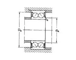 Double Row Angular Contact Ball Bearing - 2rs 3206-2rs
