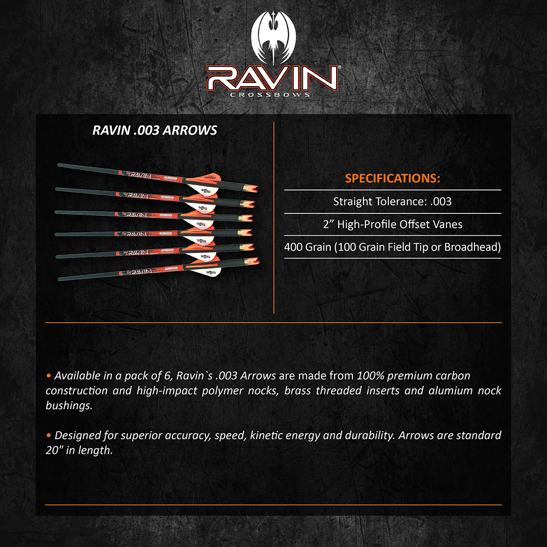 Ravin_003_Arrows_Product_Description