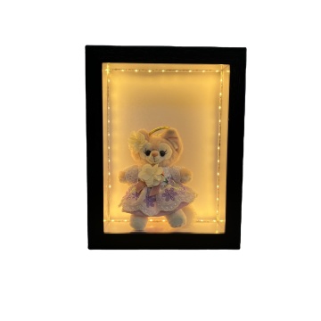 Fabrikbestand 6 cm Deep Hollow Natural Wood Box Frame Display Hülle
