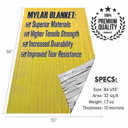 Lightweight Emergency Blanket Thermal Space Blanket